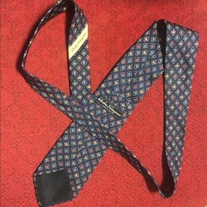 Authentic Ferragamo silk tie